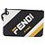 FENDI FILA Collaboration Clutch Bag Leather Black Gold Auth BA16700A - Jerrillo - vista 2