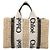 Chloé Chloe Woody Hand Bag Raffia 2way Beige Gold Tone Auth bs37833A - Jerrillo - vista 2