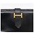 Hermès HERMES Bean Long Wallet Leather Black Gold Tone Auth bs37904 - Jerrillo - vista 12