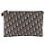 Christian Dior Oblique Clutch Bag Canvas Navy Silver Auth bs37922 - Jerrillo - vista 2