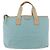GUCCI GG Canvas Tote Bag 2way Outlet Light Blue Silver 257298 Auth ep16449A - Jerrillo - vista 2