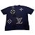 Louis Vuitton Monogram and Flowers Wool T-Shirt - Navy Blue