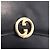GUCCI Interlocking Shoulder Bag Leather Black Gold Auth ka6844 - Jerrillo - vista 14