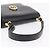 GUCCI Interlocking Shoulder Bag Leather Black Gold Auth ka6844 - Jerrillo - vista 7