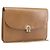 Christian Dior Chain Shoulder Bag Leather Beige Gold Auth ep16809 - Jerrillo