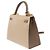 Hermès Borsa HERMES Kelly 25 in Pelle Beige - 104075 - vue 2