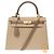 Hermès Borsa HERMES Kelly 25 in Pelle Beige - 104075 - vue 4