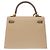Hermès Borsa HERMES Kelly 25 in Pelle Beige - 104075 - vue 5