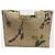 Borsa Loewe Font Tote Small in rafia beige - vista 4