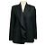 Autre Marque WE-AR4 Uptown Blazer aus drapiertem Wool in Deep Black