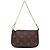 Borsa a mano Louis Vuitton Monogram Mini Pochette Accessoires Marrone