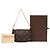 Borsa a mano Louis Vuitton Monogram Mini Pochette Accessoires Marrone - vista 7