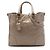 Prada Vitello Shine Satchel Braun