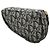 Pouch Saddle Diorissimo in tela blu Dior - vista 2