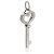 Colgante Mini Corazón Llave en Platino y Diamantes Tiffany & Co. - vista 3