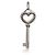 Colgante Mini Corazón Llave en Platino y Diamantes Tiffany & Co. - vista 4