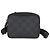 Gucci Mini Borsa a Tracolla Black GG Matte Rubber Effect Edge