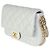 Bolsa Chanel CC You Mini Flap em pele de cordeiro acolchoada Dusty Blue - vista 3
