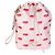 Prada Re-Nylon Lips Wristlet Pouch Alabaster Pink