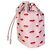 Prada Re-Nylon Lips Wristlet Pouch Alabaster Pink - Ansicht 3