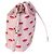 Prada Re-Nylon Lips Wristlet Pouch Alabaster Pink - Ansicht 4