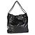 Chanel 22 Hobo in vitello lucido matelassé nero - vista 2