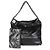 Chanel 22 Hobo in vitello lucido matelassé nero - vista 8