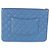 Chanel Blue Quilted Caviar Medium O Case Clutch - Ansicht 2