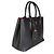 Sac Double Moyen Prada en Saffiano Noir - vue 4