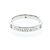 Autre Marque Anello Tiffany Flat Band con diamanti