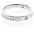 Autre Marque Anello Tiffany Flat Band con diamanti - vista 4