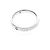 Autre Marque Anello Tiffany Flat Band con diamanti - vista 9