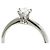 Autre Marque Anillo solitario Tiffany de diamante en platino - vista 10
