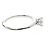 Autre Marque Anillo solitario Tiffany de diamante en platino - vista 4