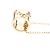 Collar Gucci Icon en oro rosa y diamantes - vista 3
