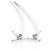 Autre Marque Orecchini Tiffany T-wire Bar in oro bianco - vista 3