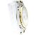Hermès Reloj de Cuarzo Hermes Clipper de Acero Inoxidable Chapado en Oro - vista 8