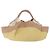 LOEWE Nappa Aire Anagram Hand Bag Leather Yellow Gold Auth ka6859 - Jerrillo - view 3