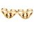 Pendientes de botón Gucci Double G Pink Gold - vista 10