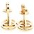Pendientes de botón Gucci Double G Pink Gold - vista 5