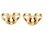 Pendientes de botón Gucci Double G Pink Gold - vista 9