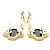 Van Cleef & Arpels Vintage Alhambra Onyx Ohrstecker - Ansicht 2