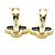 Van Cleef & Arpels Vintage Alhambra Onyx Ohrstecker - Ansicht 3