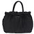 PRADA Tote Bag Nylon 2way Black Gold Tone Auth ki6955V - Jerrillo - vista 2