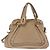 Chloé Chloe Paraty Hand Bag Leather Beige Gold Tone Auth mr3069 - Jerrillo - vista 2