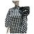 Alexander McQueen FW09 Runway Houndstooth Seidenkleid IT 38 gebraucht - vista 2
