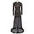 Robe Maxi Noire Alessandra Rich Sz.40 d'occasion