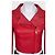 Giacca cropped Prada in pelle d'agnello rossa con hardware dorato Taglia 42 Usata - vista 4