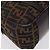 FENDI Bolso de mano de lona Zucca Negro Marrón Auth mr3164 - Jerrillo - vista 12