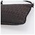 FENDI Zucchino Canvas Shoulder Bag Dark Brown Silver Auth mr3155 - Jerrillo - vista 12